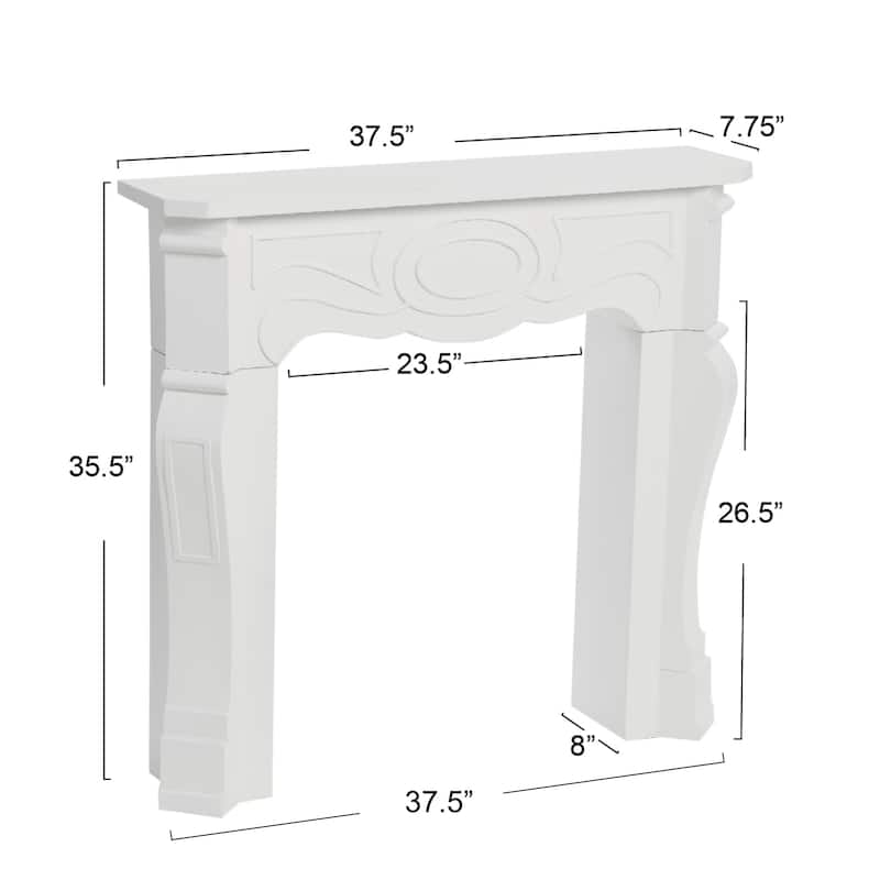 Victorian Decorative Fireplace Mantel
