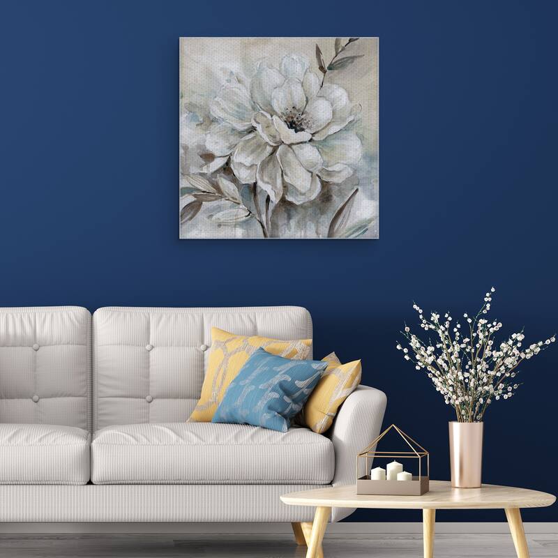 Neutral Bloom I by Galaxy of Graphics Canvas Art Print