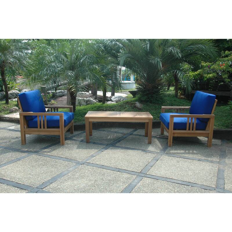 SouthBay Deep Seating 3-Pieces Conversation Set B