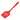 Silicone Slotted Design Non-stick Pancake Turner Spatula Cooking Tool Red