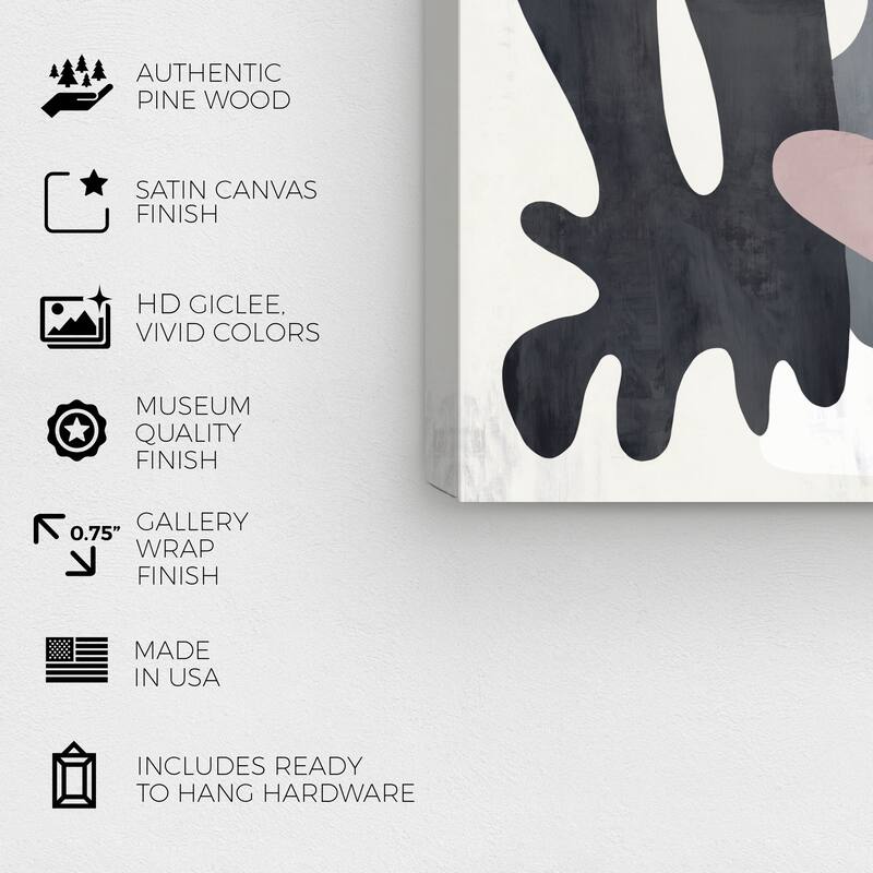 Wynwood Studio Canvas Abstract Veleros en Malaga White and Scandinavian Wall Art Canvas Print