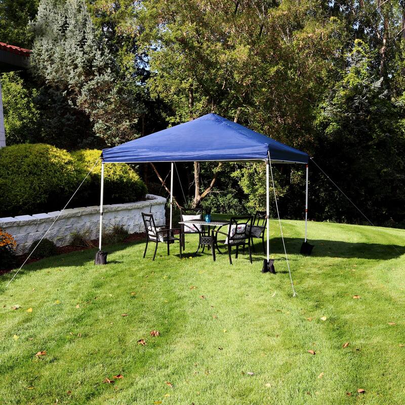 Sunnydaze Standard Pop-Up Canopy with Carry Bag and Sandbags