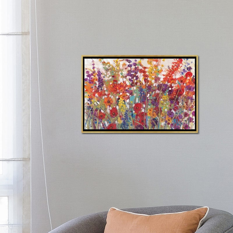 iCanvas "Variety Of Flowers II" by Tim OToole Framed Canvas Print