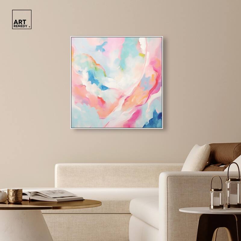 Cotton Candy Clouds I Canvas by Art Remedy