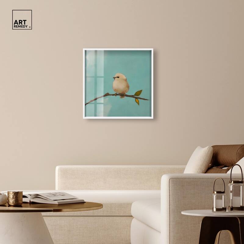 Azure Avian Shadowbox by Art Remedy