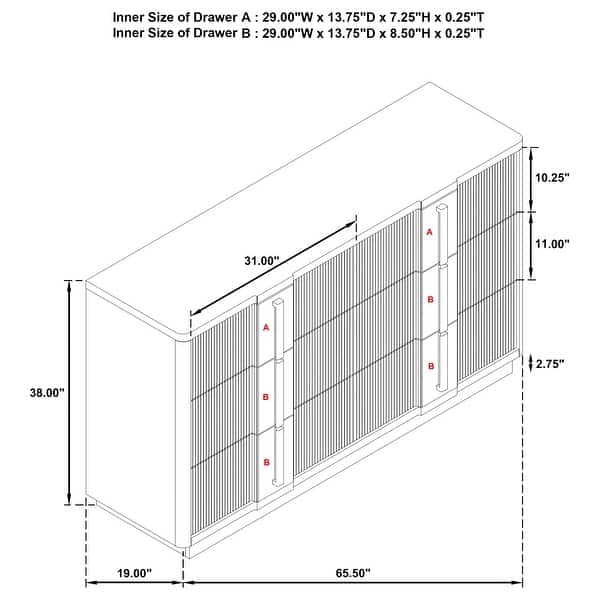 dimension image slide 8 of 21, Terrace Panel Bedroom Set Ash Brown