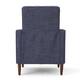 Mervynn Mid-Century Modern Button Tufted Fabric Recliner by Christopher Knight Home