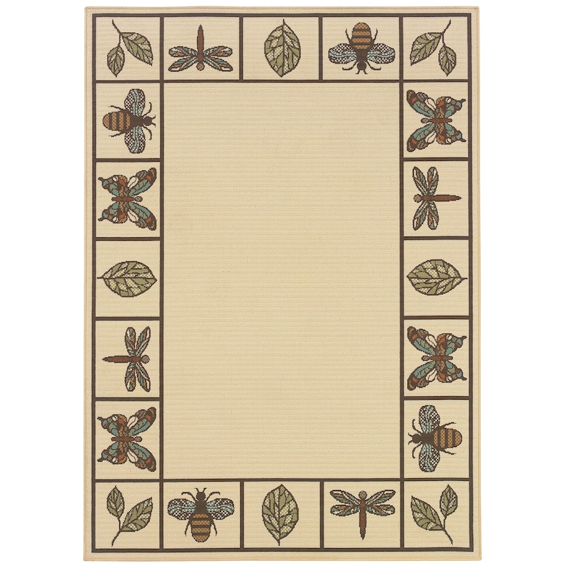 Vista Home Malta Botanical Indoor-Outdoor Area Rug