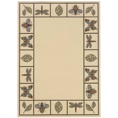Vista Home Malta Botanical Indoor-Outdoor Area Rug