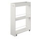 preview thumbnail 22 of 26, Avenue Greene Yari Laundry Cart White
