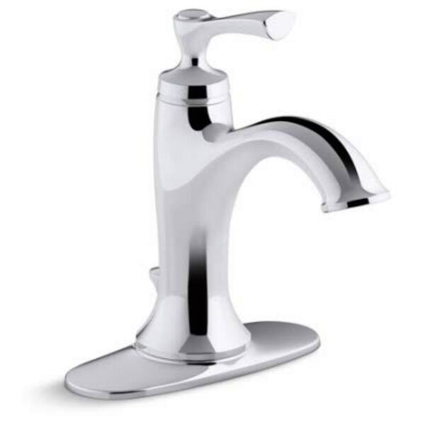 Shop Kohler R72782 4d1 Cp Elliston Single Hole Bathroom Sink Faucet Chrome 1 2 Gpm Overstock 25408976