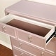 preview thumbnail 5 of 8, Furniture of America Gibson Contemporary Pink 2-Piece Faux Leather Tufted Headboard Panel Bed and Chest Set