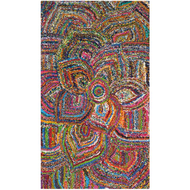 SAFAVIEH Handmade Nantucket Reinhild Contemporary Cotton Rug