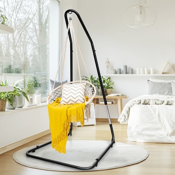Adjustable Hanging Hammock Chair with Foot Rest