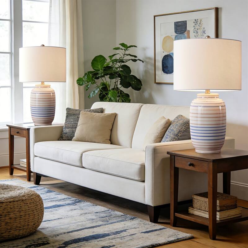 Maxax 25" Ceramic Table Lamp