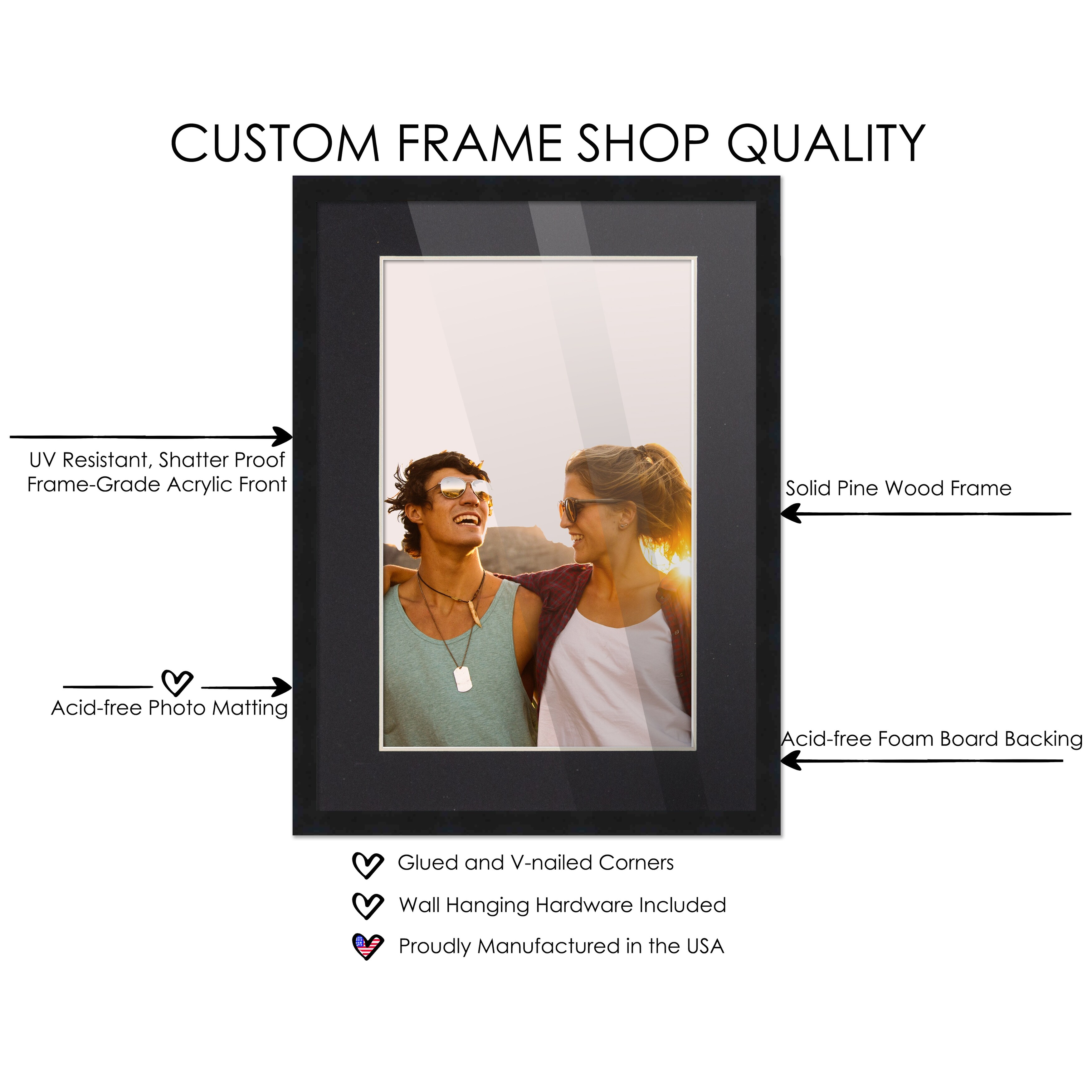 DesignOvation Kieva 11x14 matted to 8x10 Wood Picture Frame, Set of 4 (As  Is Item) - Bed Bath & Beyond - 34462025