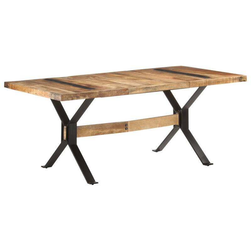 vidaXL Dining Table Wooden Dinner Bistro Table for Dining Room Kitchen Office