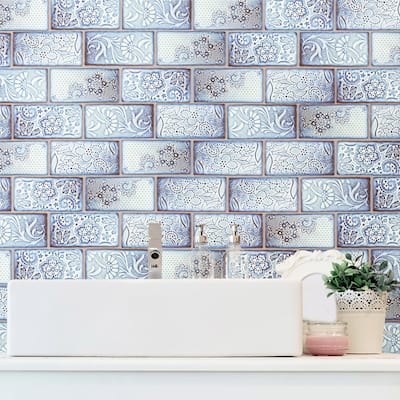 Merola Tile Antic Feelings Via Lactea 3" x 6" Ceramic Wall Tile