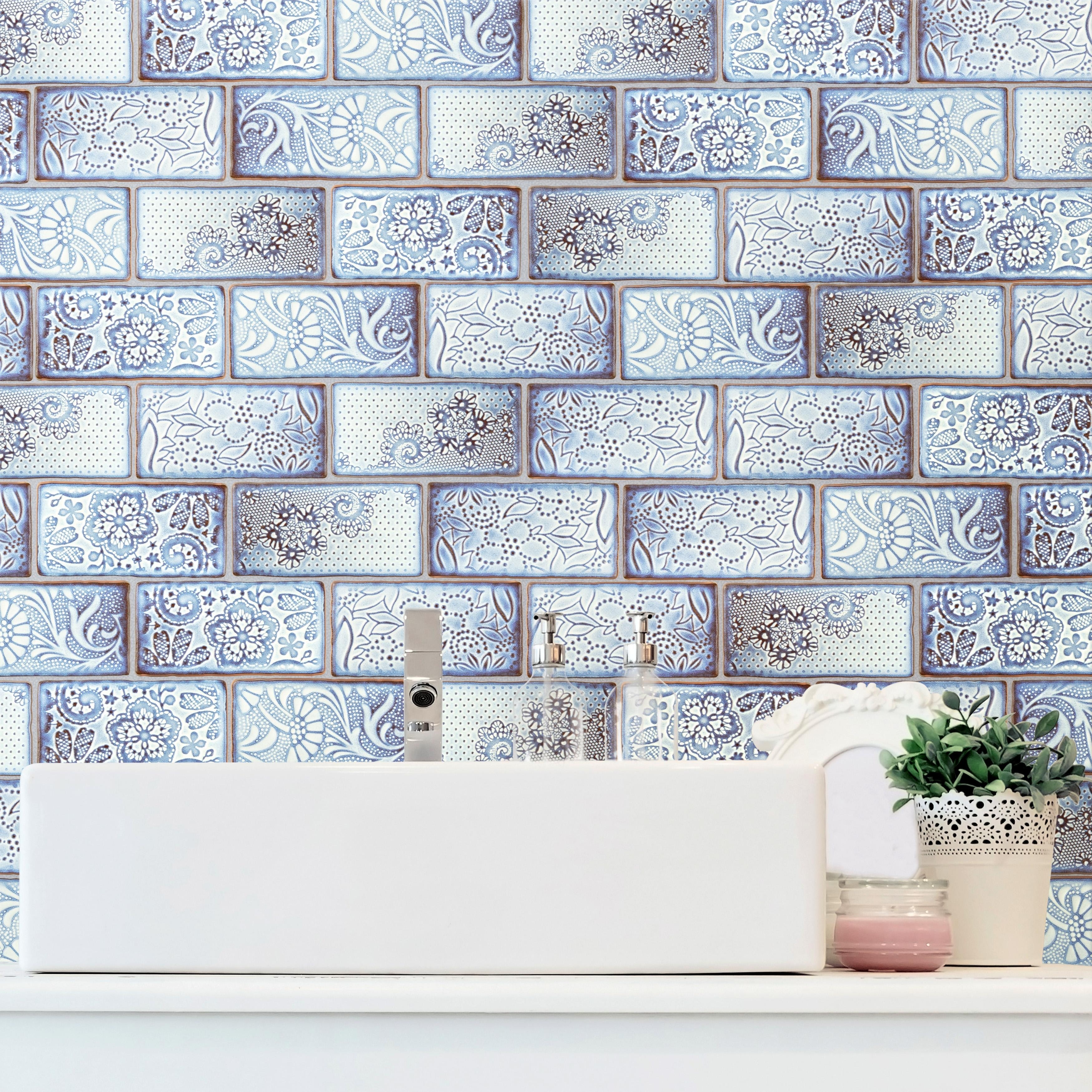 Merola Tile Antic Feelings Via Lactea 3" x 6" Ceramic Wall Tile
