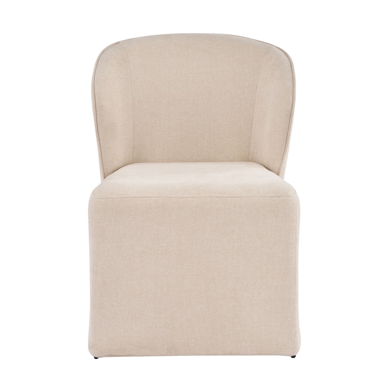 Christopher Knight Home - Forest 7-Piece Upholstered Dining Set with 84" Rectangular Pillar Base Dining Table