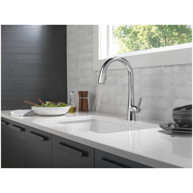 Delta 9191-PR-DST Monrovia 1.8 GPM Deck Mounted Pull Down Kitchen