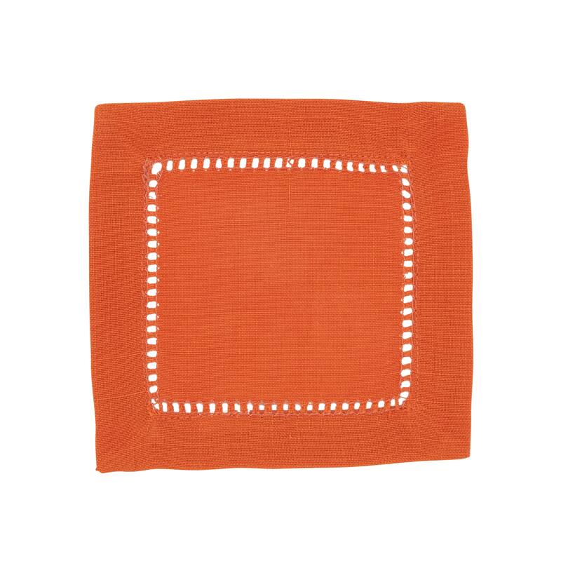 Hemstitched Border Dinner Napkin (Set of 12) - 6"x6"