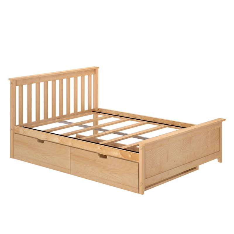 Max and Lily Full Bed with Under Bed Storage Drawers