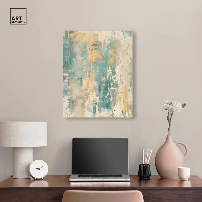 Minted Ivory II Canvas by Art Remedy, Gallery Wrapped