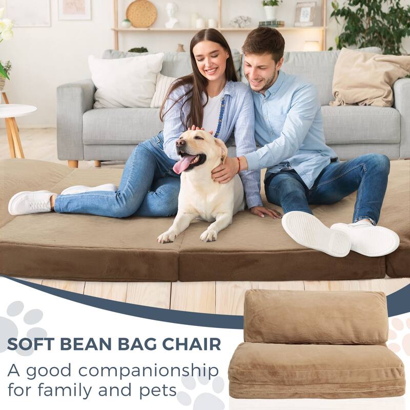 Convertible Folding Couch Sofa Bed with Removable Cover