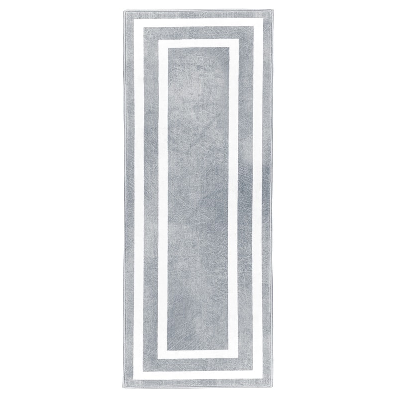 SussexHome Washable Ultra Thin Laundry Room Rug Runner - 20" x 59"