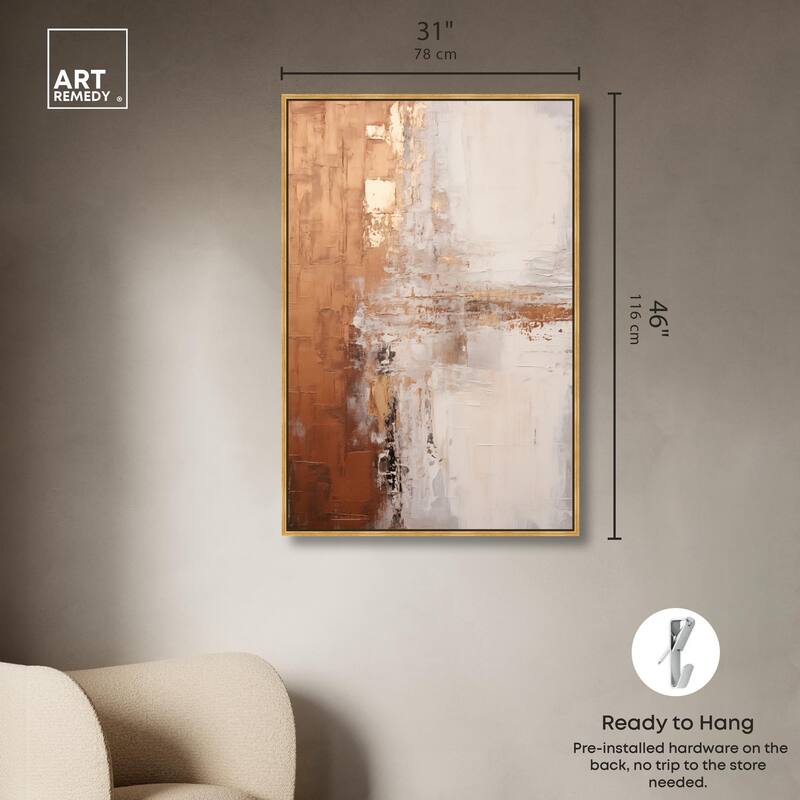 Burnished Memory Canvas by Art Remedy