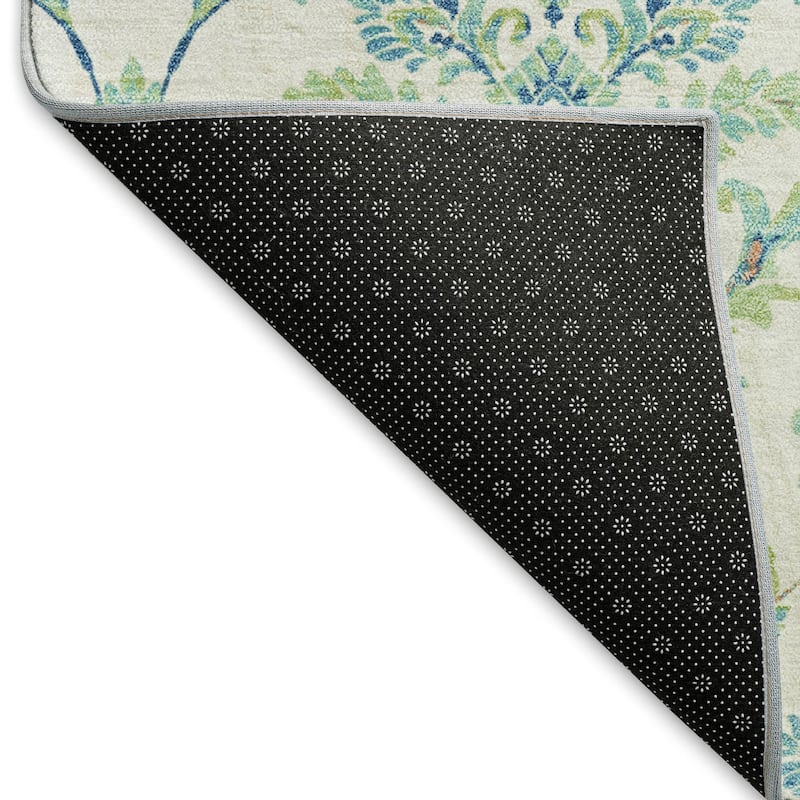 Machine Washable Indoor/ Outdoor Traditional Marrakesh Chantille Rug