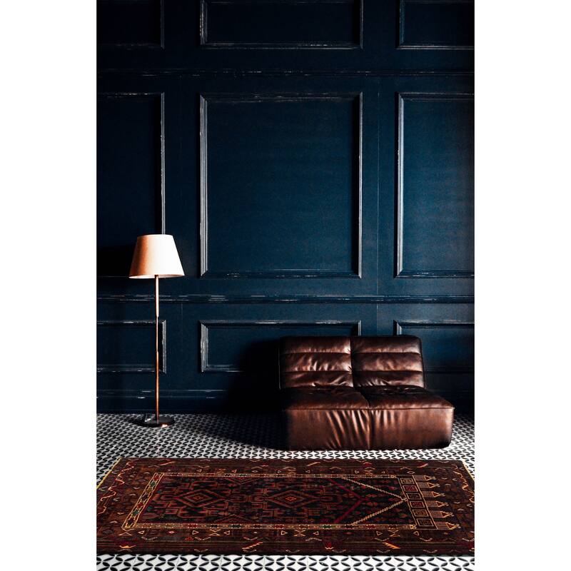 Teimani Navy Rug 3'0" x 4'11" - 3'0 x 4'11