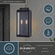 preview thumbnail 10 of 9, Vaxcel Lighting T0706 Hampton 16" Tall 2-Light Wall Sconce