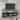 Conner Rustic Black and Dark Walnut 70-inch Steel 2-Shelf TV Console by Furniture of America