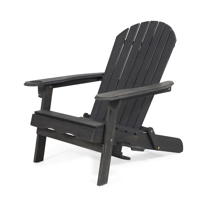 Bellwood Outdoor Acacia Wood Folding Adirondack Chairs (Set of 2) by Christopher Knight Home