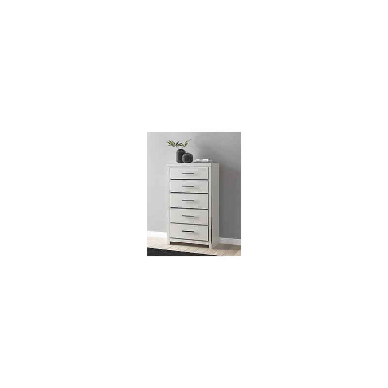 Signature Design by Ashley Ravalori Chest of Drawers - White