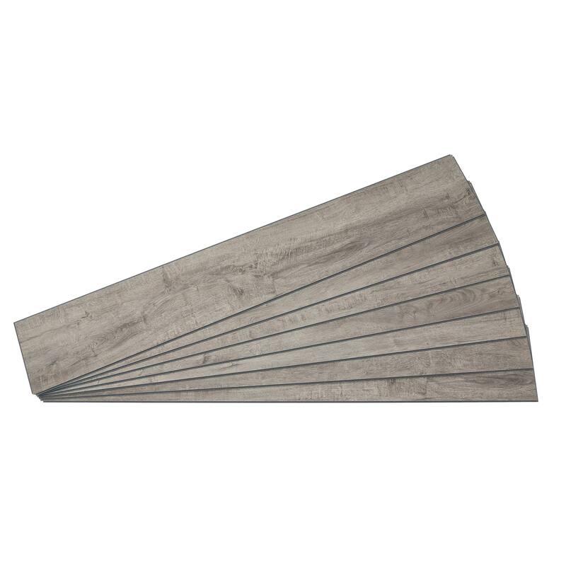 Palisade Wall Plank - 46.7 in. x 7.2 in. Plank (Case of 7) - Gray Oak