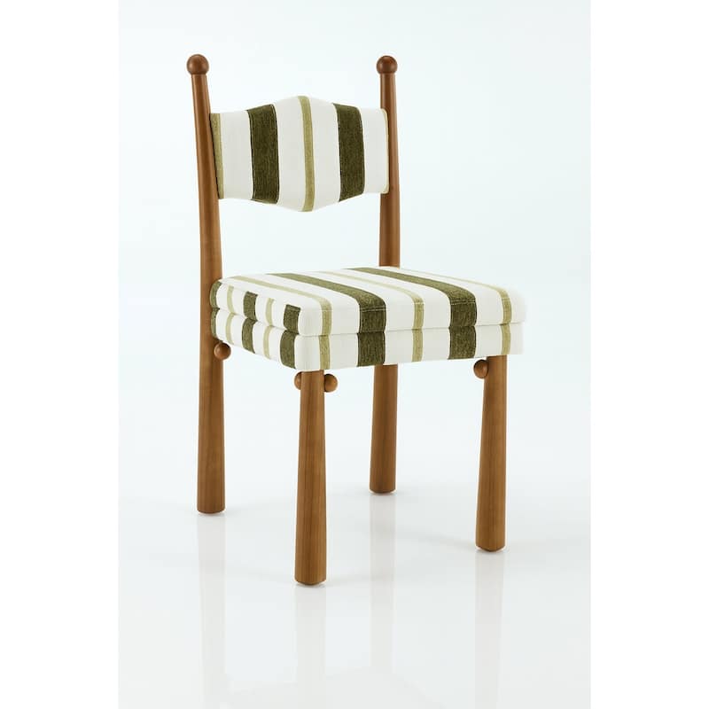 Bol Sant Dining Chair - GREEN WHITE