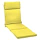 Arden Selections Leala Texture Outdoor Chaise Lounge Cushion - 72 in L x 21 in W x 2.5 in H - Lemon Leala Texture