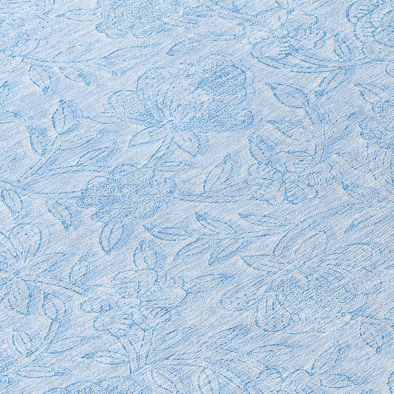 Machine Washable Indoor/ Outdoor Chantille Floral Farmhouse Rug