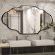 preview thumbnail 14 of 38, Irregular Accent Mirror Scalloped Wall Mirror
