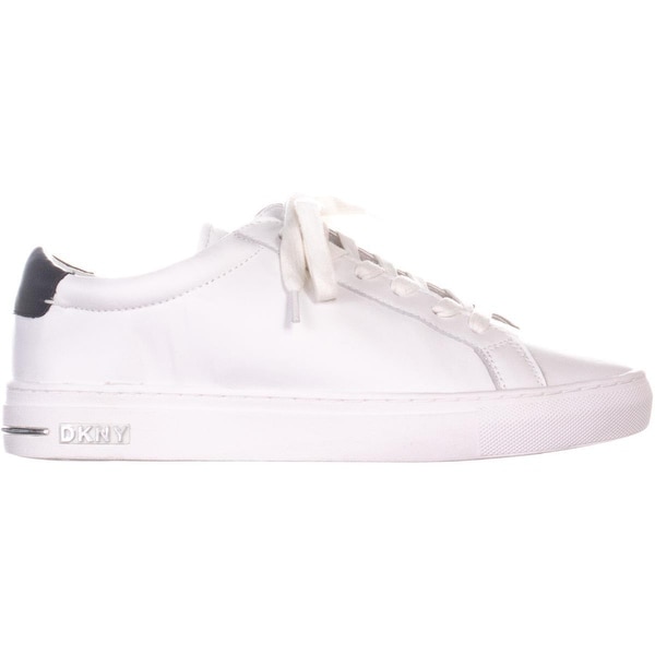 dkny white leather sneakers
