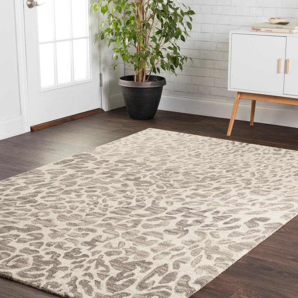 Alexander Home Zawadi Moroccan Leopard Wool Area Rug