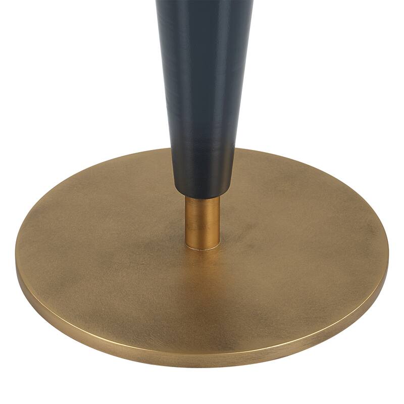 Uttermost Luster Navy Blue Accent Table - 11.75"W x 25.5"H x 11.75"D