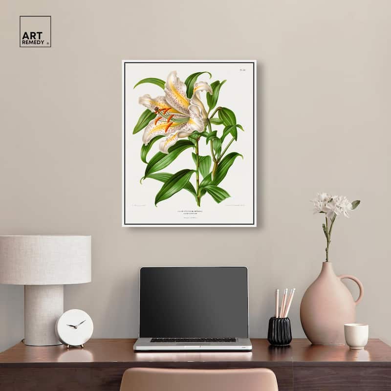 Lilium Speciosum Imperiale Canvas by Art Remedy