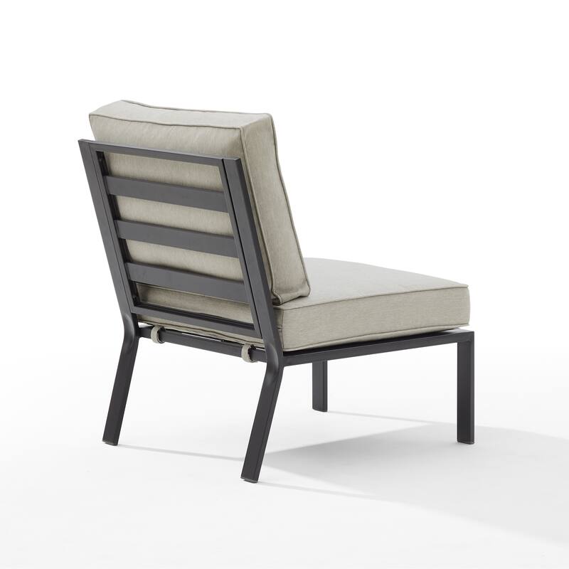 Crosley Clark Outdoor Metal Sectional Center Chair