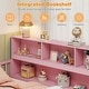 preview thumbnail 19 of 20, Costway Twin Size Montessori Floor Bed with Bookcase Storage Shelves &