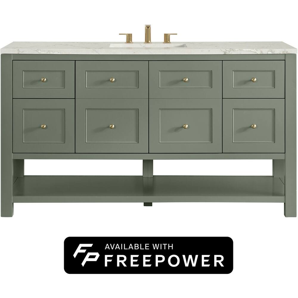 James Martin Vanities 330-V60S-FVSL Breckenridge 60" Free Standing