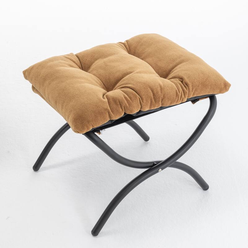 Accent Recliner Chair with Ottoman - Comfortable Upholstered Lounge Chair with Footrest, Ideal for Living Room,and Office
